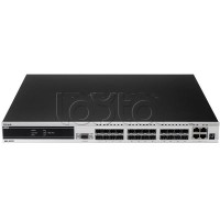 Управляемый стекируемый L3 коммутатор с 20 портами 1000Base-X SFP, 4 комбо-портами 1000Base-T/SFP и 3 слотами расширения D-Link DGS-3627G_RFB