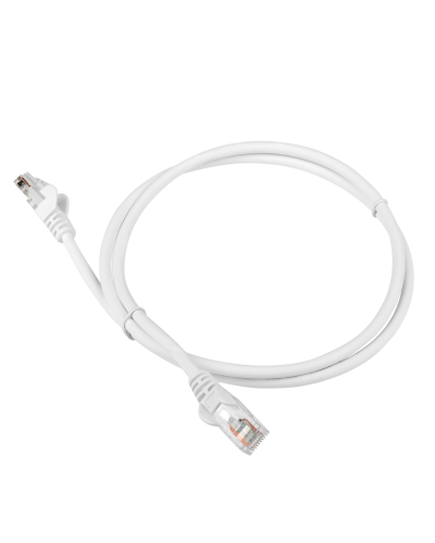 Патч-корд LANMASTER LSZH UTP кат.5e, 0.3 м, белый LANMASTER LAN-PC45/U5E-0.3-WH во Владикавказе Патчкорды (медные) Pintop.ru