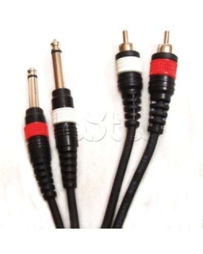 Шнур 2xRCA – 2xJack ROXTON DUL002/2M во Владикавказе Система оповещения и трансляции Roxton Pintop.ru